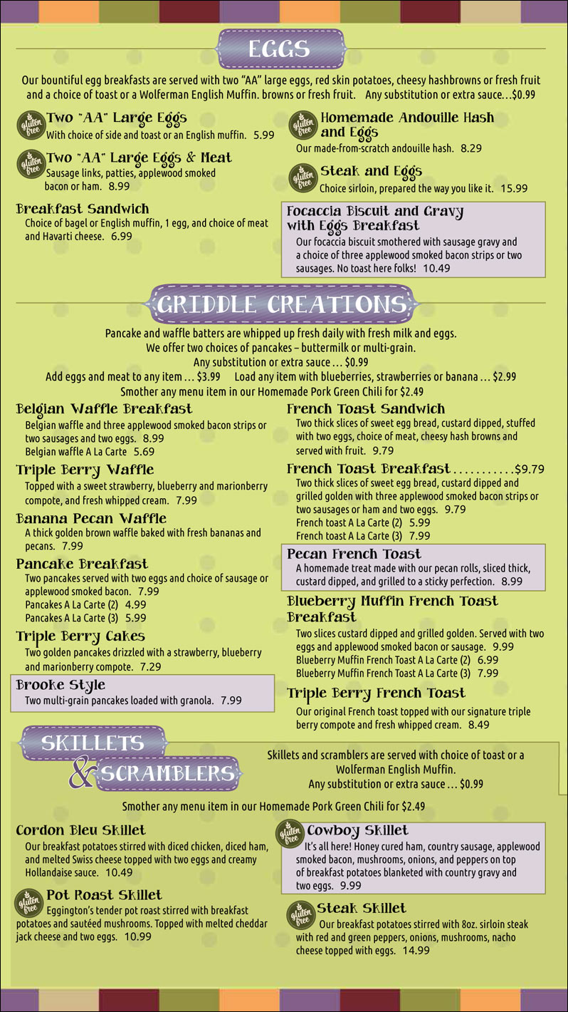 Eggingtons Breakfast, Brunch, Lunch Casper, Wyoming